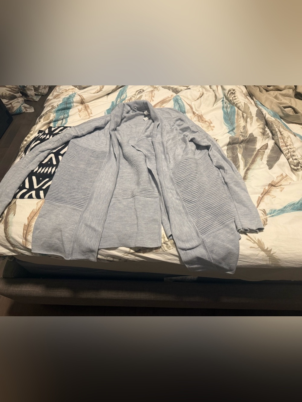 lululemon Ribbed Cardigan Blue Size 4